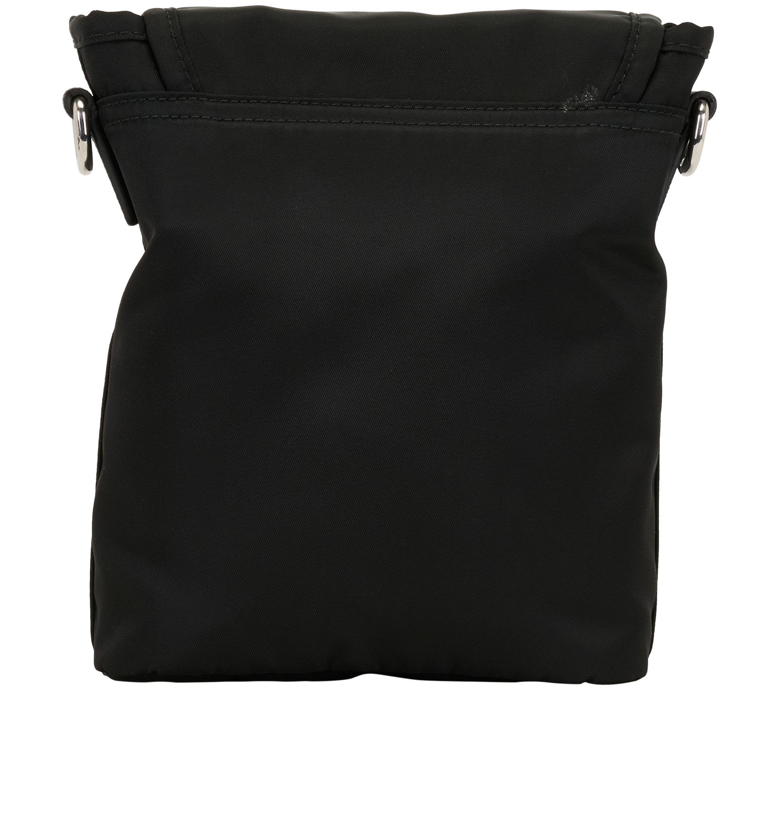 Re-Nylon Mini Messenger, &pound;695, Handbags, Black/Brown, Nylon, Back view